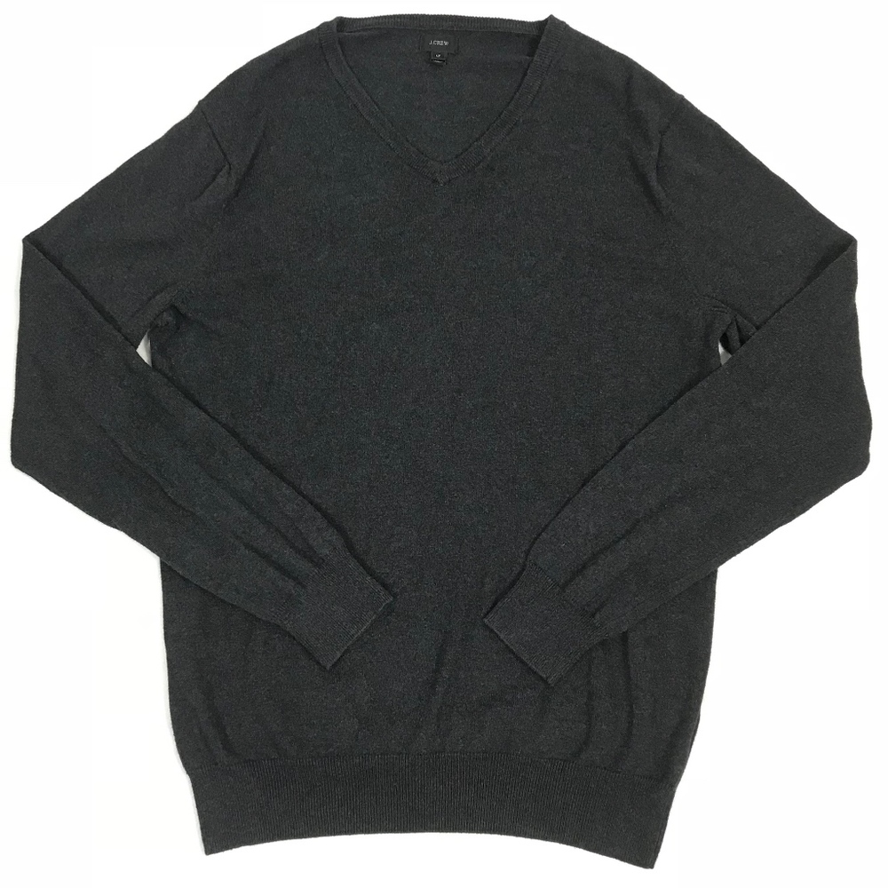 J. Crew Knit Cashmere Pullover V-Neck Sweater
